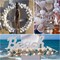 Small Sea Shells White Small Tiny Sea Shells Clam Shells Bulk Natural Scallop Shells for Home Decor Beach Theme Party Fish Tank Vase Filler